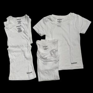 New Isotoner Boys Undershirt 5-Pack - White, size 4/5